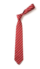 School Tie Red/Grey